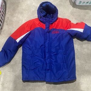 Chicago Cubs MLB Genuine Merchandise Men's Full-Zip Coat early 2000s Sz Large